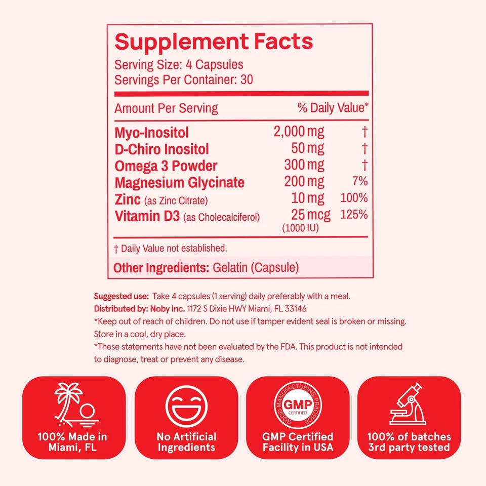 Inositol Peach Perfect 125g
